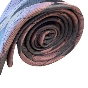 Croft & Barrow Pink and Black Striped Tie